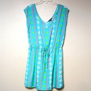 Stylish Multicolor Patterned Dress